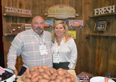 Ken Sikes and Charlotte Vick with Vick Family Farms.